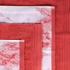 Marble Effect Towel Set 500 Gsm Cotton Towels Terra Cotta