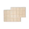 Non Slip Bath Mat Set Of 2 Ivory