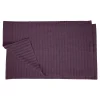 Ribbed Bath Mat Set Of 2 1000 Gsm Cotton Eggplant Purple