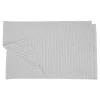 Ribbed Bath Mat Set Of 2 1000 Gsm Cotton Silver