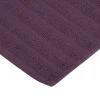 Ribbed Bath Mat Set Of 2 Eggplant Purple