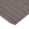 Ribbed Bath Mat Set Of 2 Graphite Dark Grey