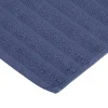 Ribbed Bath Mat Set Of 2 Navy Blue