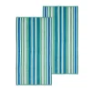 Rope Striped Oversized Beach Towels Set 550 Gsm Cotton Atlantis