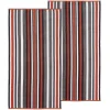 Rope Striped Oversized Beach Towels Set 550 Gsm Cotton Flamingo