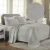 Geometric Fret Bedspread Set Platinum
