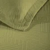 Geometric Fret Cotton Bedspread Set Sweet Pea