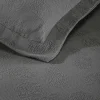 Cotton Paisley Bedspread Set Grey