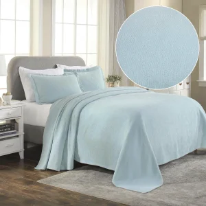 Paisley Bedspread Set Aqua