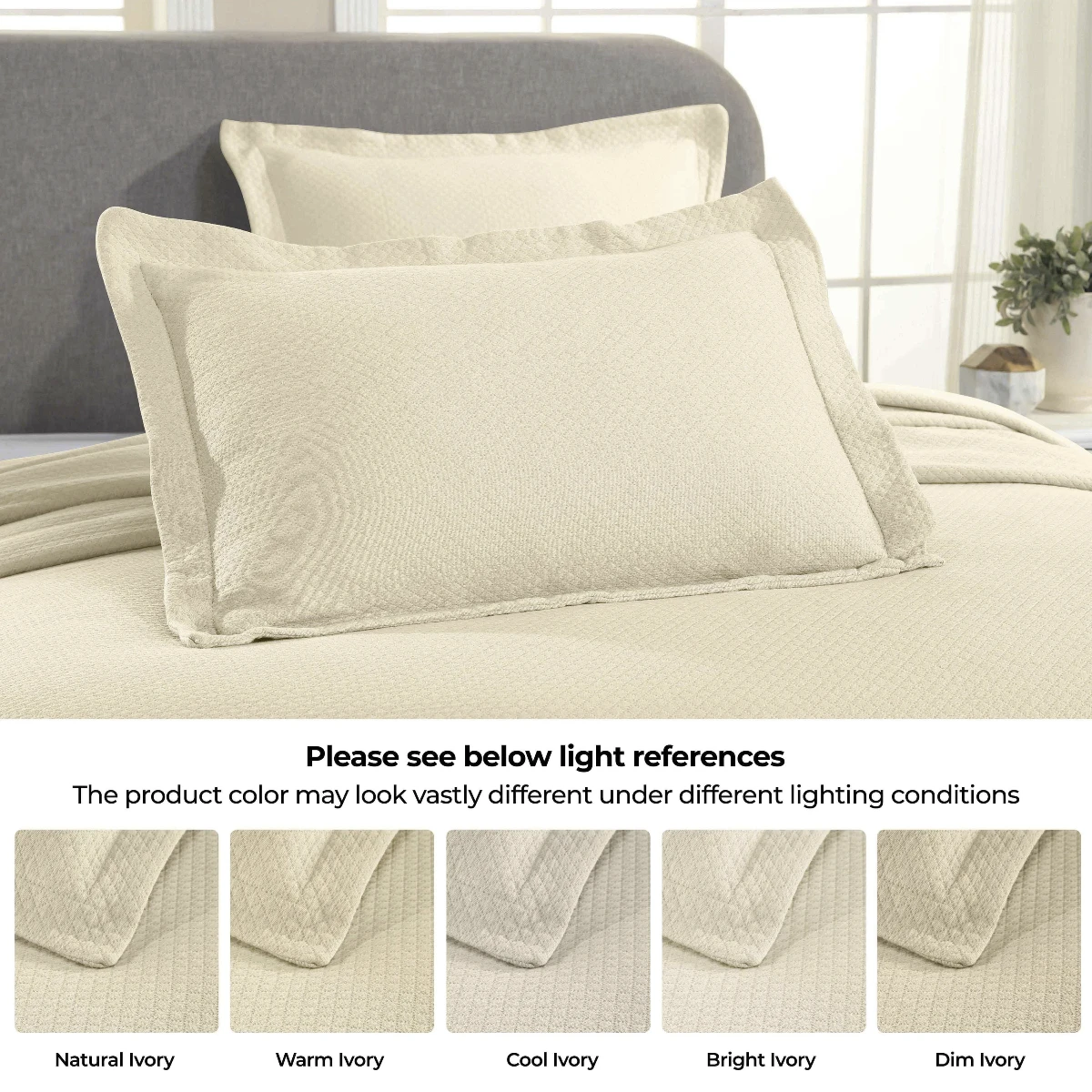 Diamond Solitaire Bedspread Set Cotton Jacquard Bedding