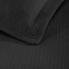 Diamond Solitaire Bedspread Set With Shams Black