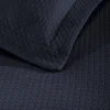 Diamond Solitaire Bedspread Set With Shams Navy Blue