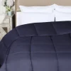 All Season Oversized Down Alternative Comforter Blanket Navy Blue