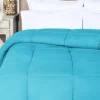 All Season Oversized Down Alternative Comforter Blanket Winter Blue