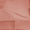 Double Stitched Oversized Down Alternative Comforter Blanket Blush