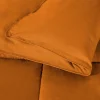 Double Stitched Oversized Down Alternative Comforter Blanket Dusty Orange