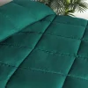 Oversized Down Alternative Box Stitched Comforter Hunter Green