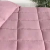 Oversized Down Alternative Box Stitched Comforter Mauve