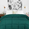 Oversized Down Alternative Comforter All Season Blanket Hunter Green