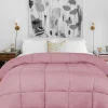 Oversized Down Alternative Comforter All Season Blanket Mauve