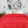 Oversized Down Alternative Comforter All Season Blanket Red