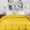 Oversized Down Alternative Comforter All Season Blanket Yellow