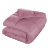 Oversized Down Alternative Comforter Hypoallergenic Fill Mauve