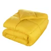 Oversized Down Alternative Comforter Hypoallergenic Fill Yellow