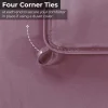 Oversized Down Alternative Comforter With Corner Ties Mauve