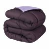 Medium Warmth Reversible Comforter Duvet Insert Plum Lilac