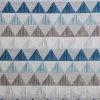 Dunes Semi Sheer Curtains Set Of 2 Jacquard Medium Opacity Curtain Panels With Grommets Blue