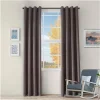Frozen Lake Blackout Curtains Set Charcoal