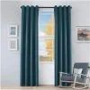 Frozen Lake Blackout Curtains Set Deep Sea
