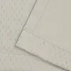 Metallic Shimmer Blackout Curtains Set Of 2 Panels Ivory