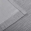 Metallic Waterfall Curtains Set Of 2 Shimmering Jacquard Medium Opacity Curtain Panels Grey