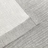 Metallic Waterfall Curtains Set Of 2 Shimmering Jacquard Medium Opacity Curtain Panels Silver