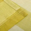 Rope Stripe Sheer Curtains With Horizontal Bands Grommet See Through Curtain Panels Set Lime Green