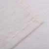 Speckled Sheer Curtains Set Modern Grommet See Through Curtain Panels Off White