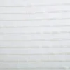 Striped Sheer Curtains Set See Through Curtain Panels White