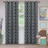 Trellis Blackout Curtains Set Of 2 Room Darkening Curtain Panels
