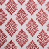 Venetian Damask Curtains Set Jacquard Ruby