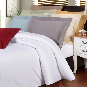1200 Thread Count Egyptian Cotton Duvet Cover Set With Pillow Shams