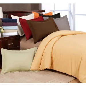 3 Piece Duvet Cover Set Microfiber Bedding Comforter Covers Pillowcases