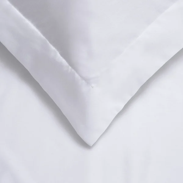 300 Thread Count Cotton Duvet Cover Pillow Shams Set White