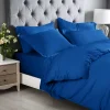 Bamboo Rayon Comforter Cover Set Smoke Blue