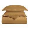 Bamboo Rayon Duvet Cover Set 300 Thread Count Gold