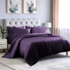 Bamboo Rayon Duvet Cover Set Purple