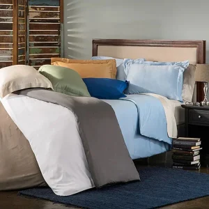 Bamboo Rayon Duvet Cover Set With Pillow Shams, 300 Thread Count