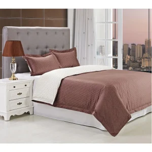 Campbell Reversible Duvet Cover Set 300 Thread Count Cotton