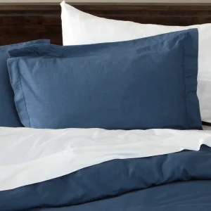 Cotton Flannel Duvet Cover Set With Pillow Shams Solid Color